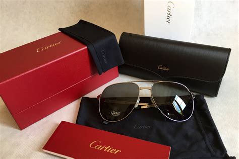 vintage cartier santos sunglasses|cartier santos dumont sunglasses price.